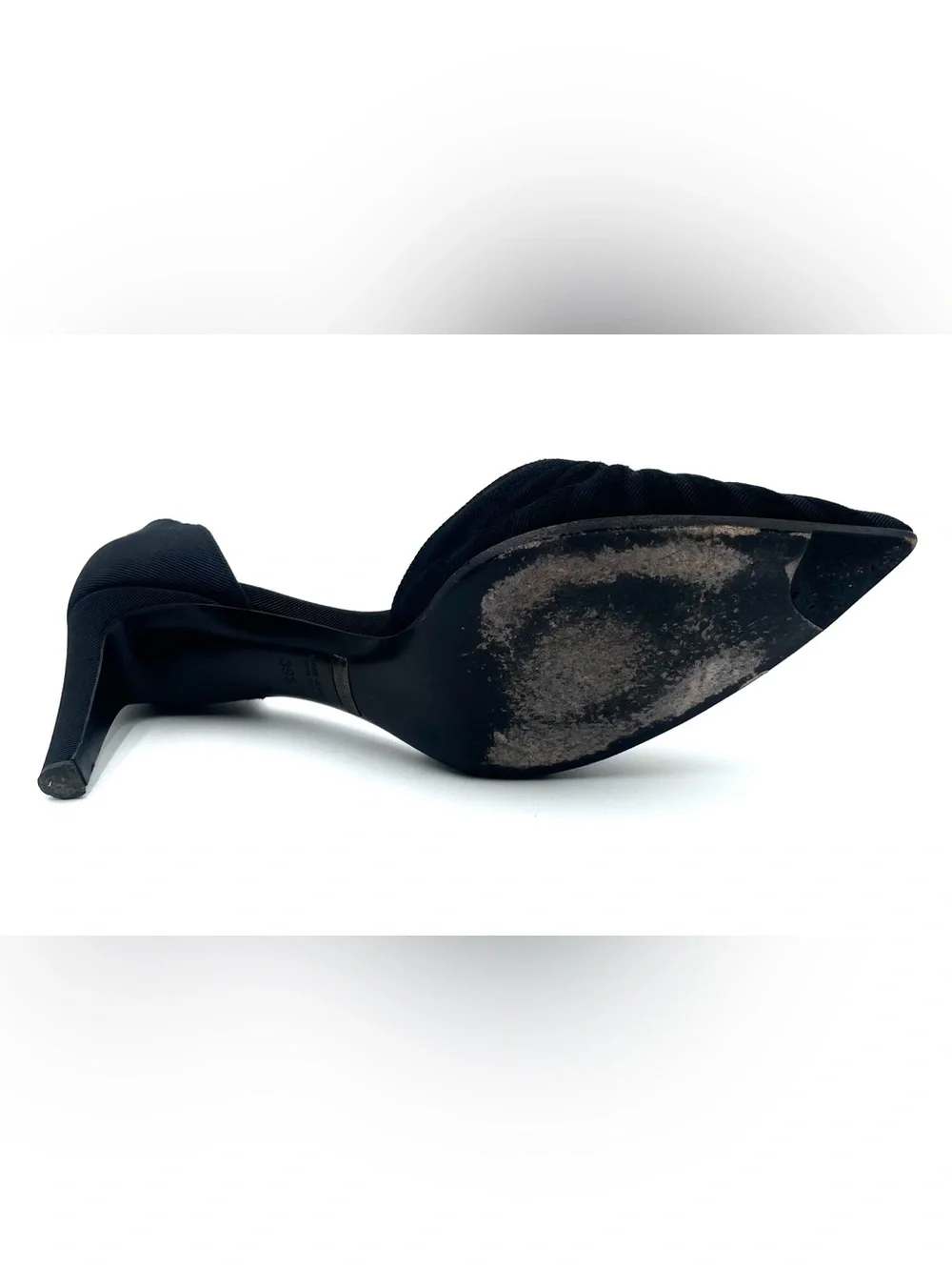 Giorgio Armani Black Pointed Toe Pump Size 39.5